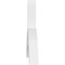 Ekena Millwork Archdale Architectural Grade PVC Gable Bracket, 72"W x 30"H x 4"D x 6"F, 10/12 Pitch GBP072X30X0406ARC00 - alternate 4